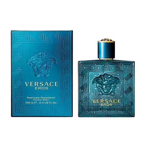 VERSACE Eros Perfumed Deodorant Spray, 3.4 Ounce